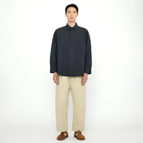 7115 By Szeki Unisex Papery Dolman Shirt Navy Black