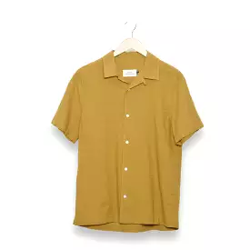 About Companions Kuno Shortsleeve eco seersucker gold