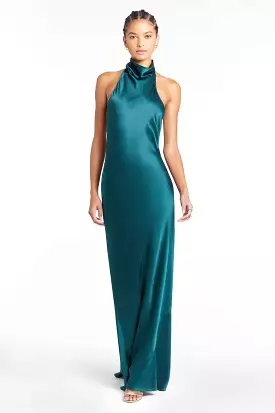 Amanda Uprichard - Rainier Silk Gown - Conifer