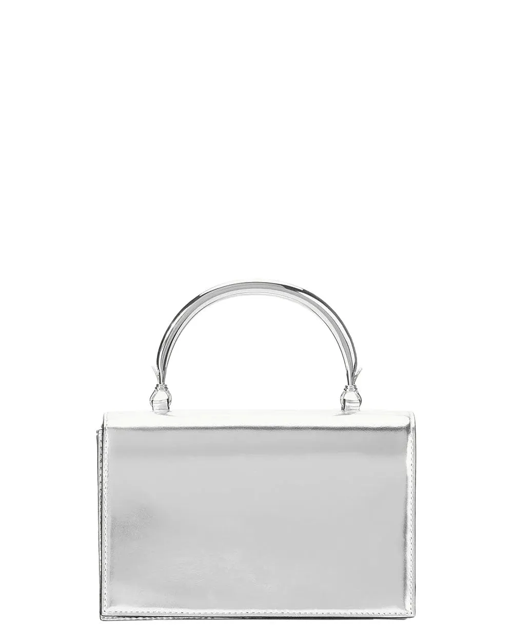 Arc Evening Bag in Chrome