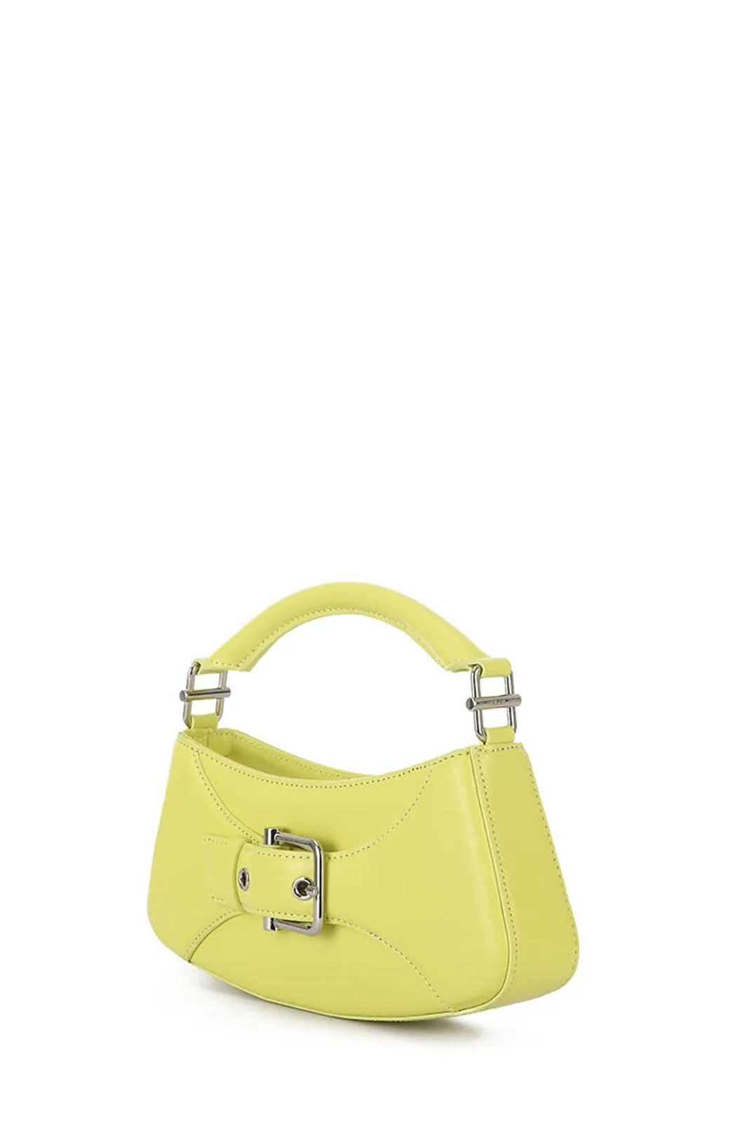 Belted Brocle leather handbag