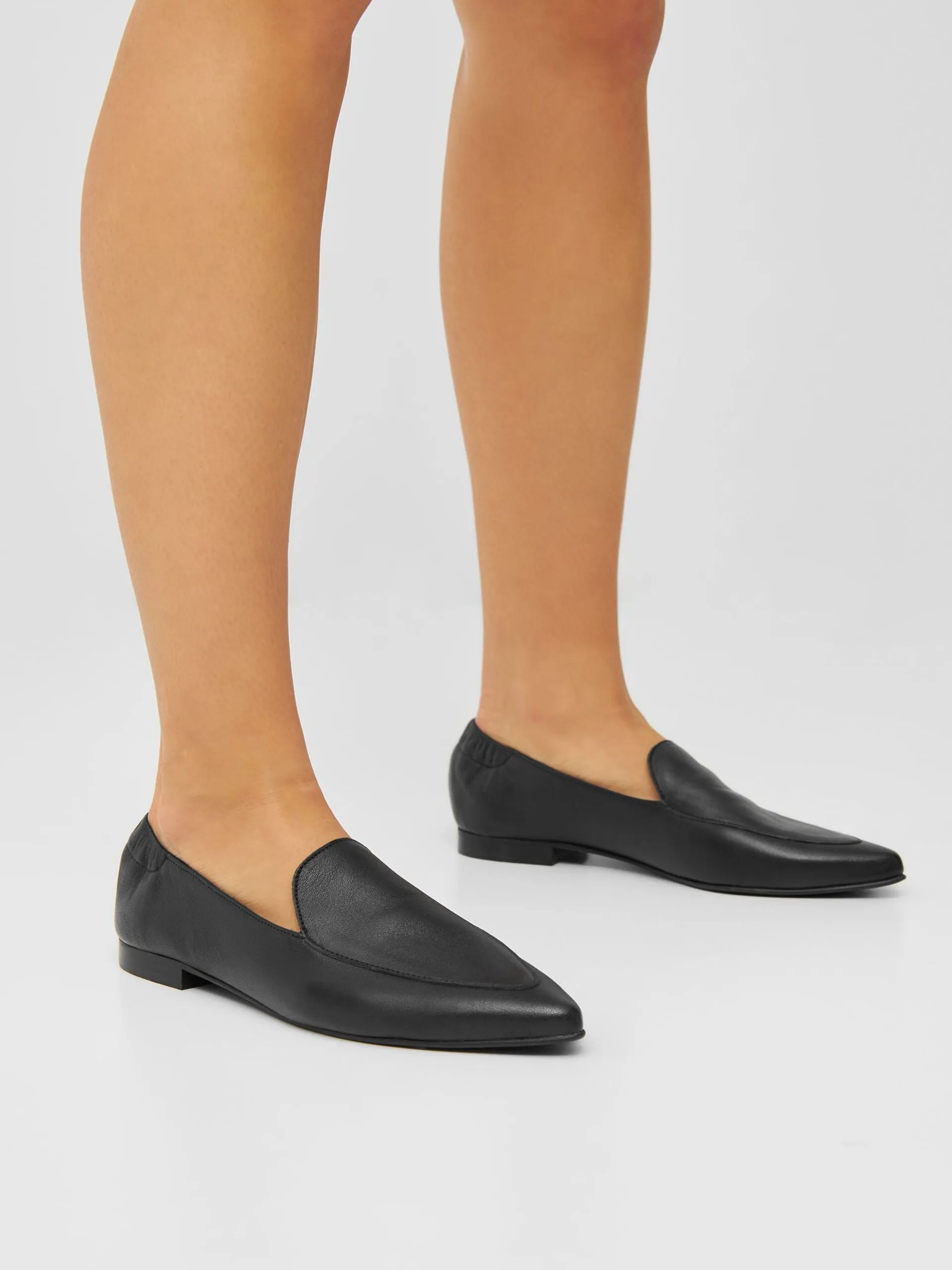 Bianco Tracy Sorte Skinn Loafers