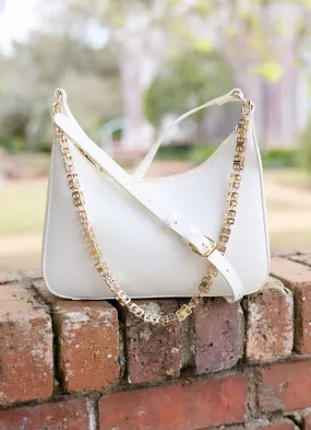 Billie Crossbody with Chain CREAM