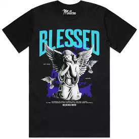 BLESSED ANGEL 2.0 : Black Sneaker Tees Shirt