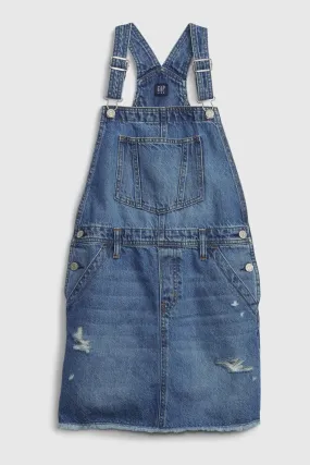 Blue Denim Dungarees (4-13yrs)