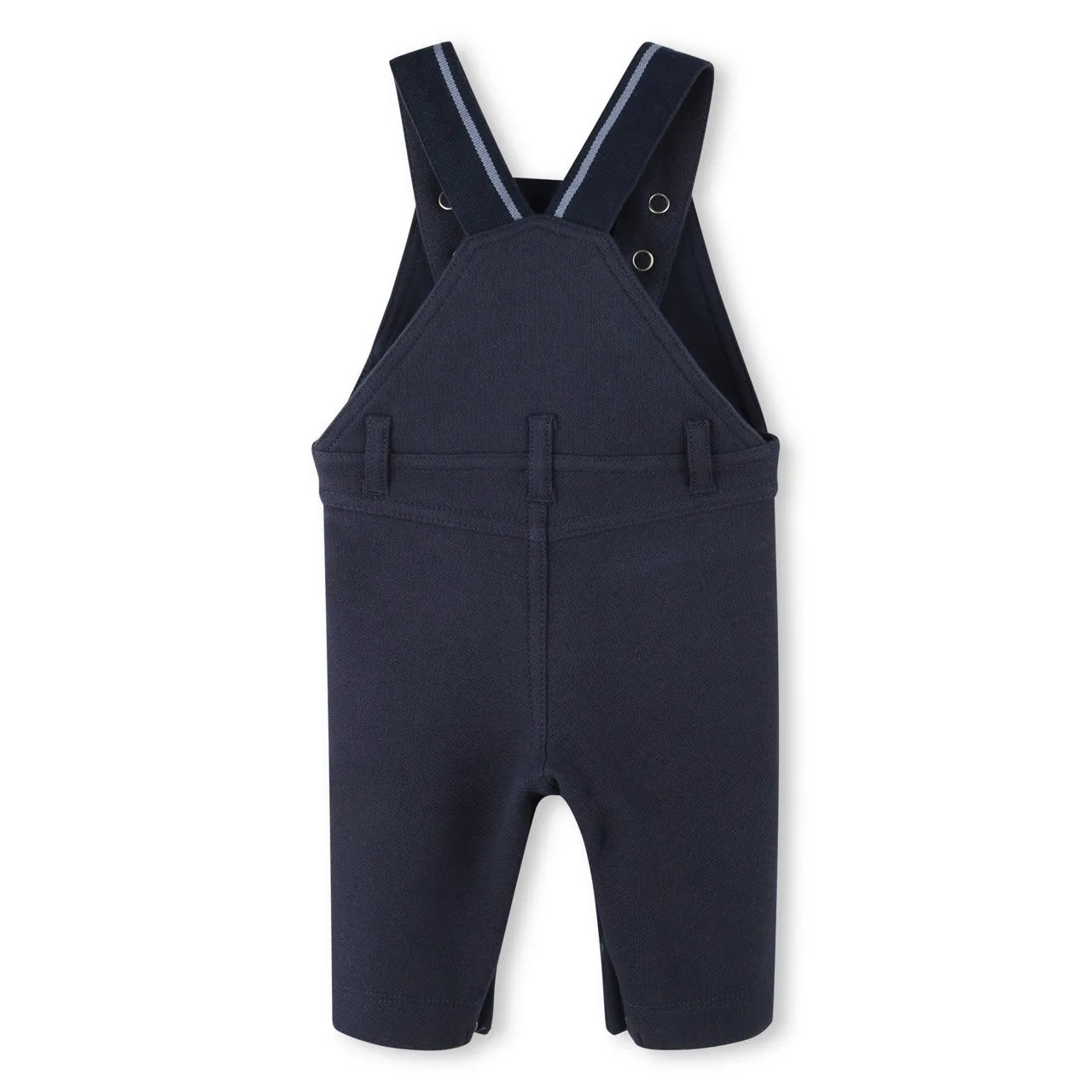 BOSS KIDS Logo Embroidered Dungarees - Navy