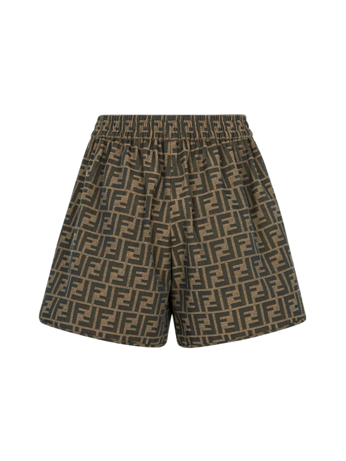 Brown canvas shorts