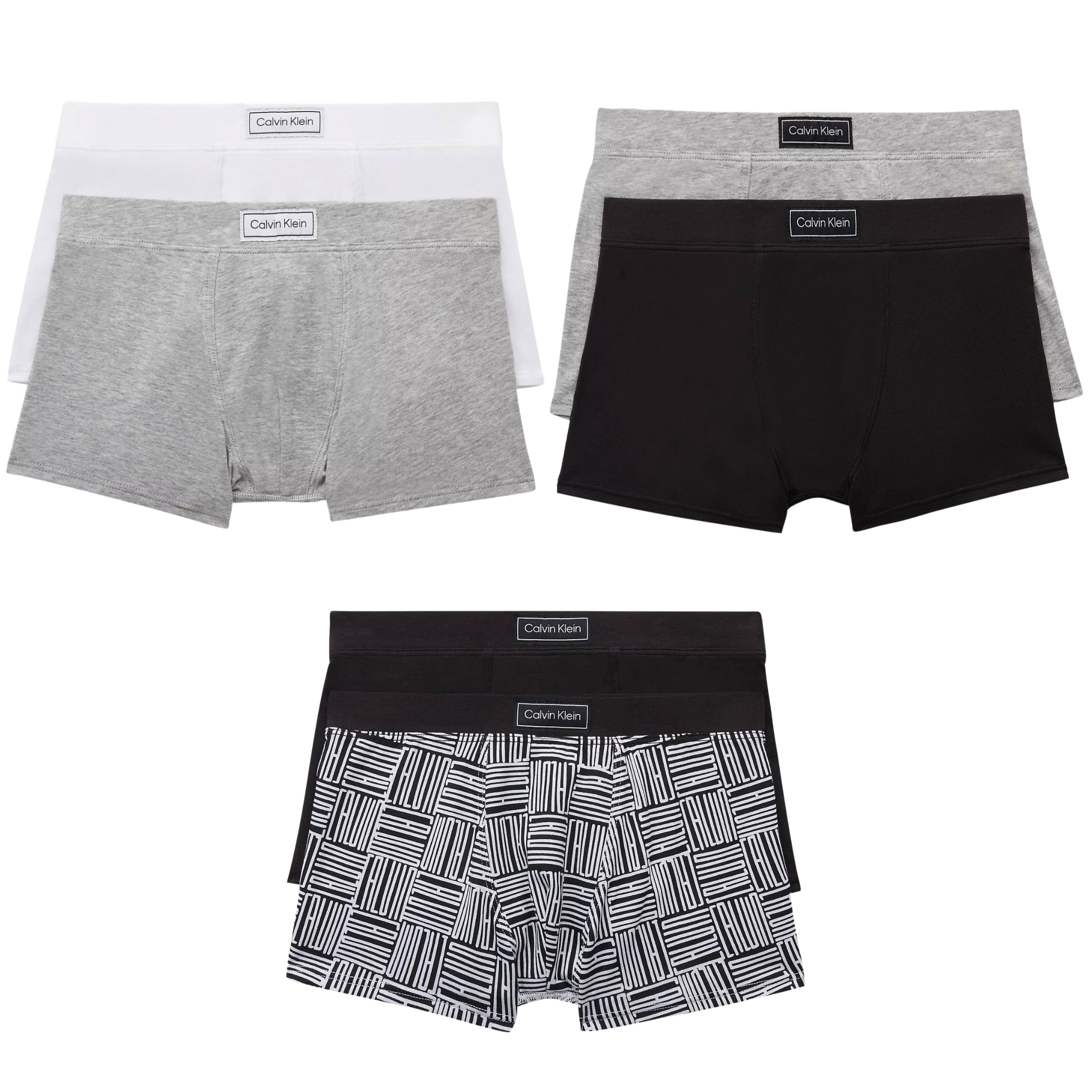 Calvin Klein Boys Heritage Boxer Trunk - 2 Pack