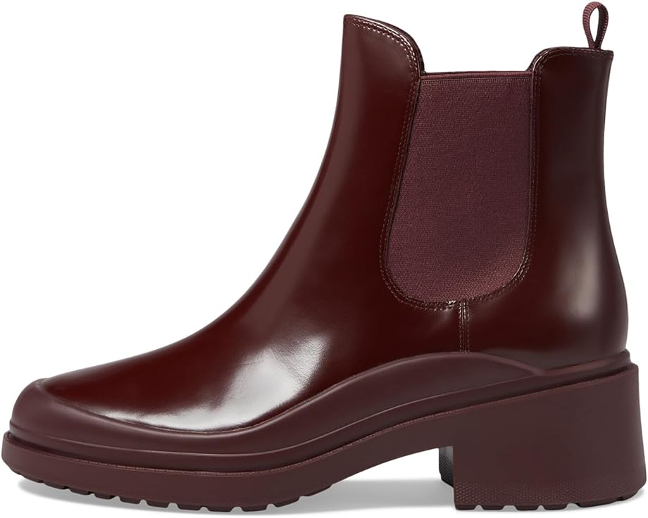 Cole Haan Grand Ambition Westerly Bloodstone Leather Pull On Rounded Toe Boots