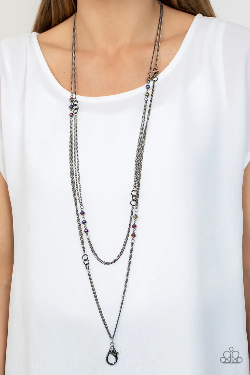 Ethereal Expectations - Multi ~ Paparazzi Necklace Lanyard