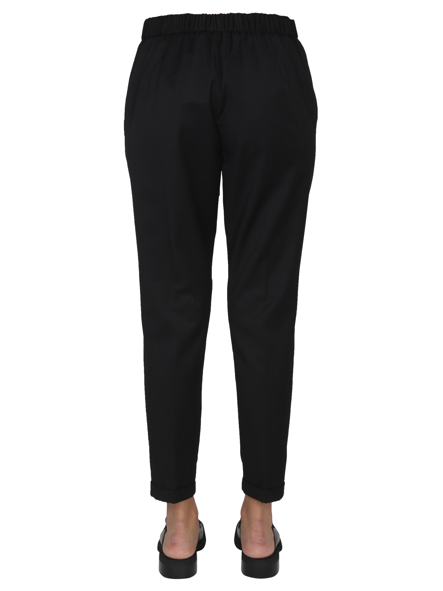 FABIANA FILIPPI    WOOL PANTS WITH SHINY DETAIL