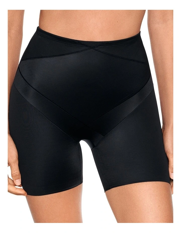 Firm Control High Waist Shapewear Shorts in Black