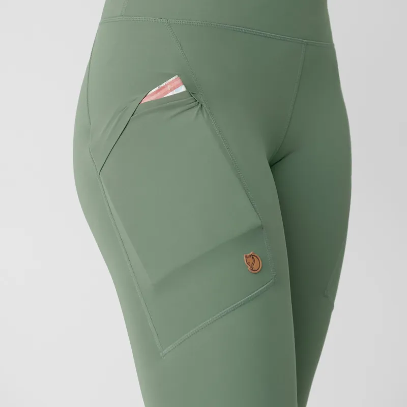 Fjallraven Womens Abisko Tights Patina Green