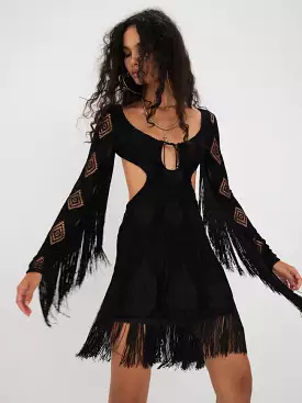 For Love & Lemons - Aubrey Mini Dress - Black