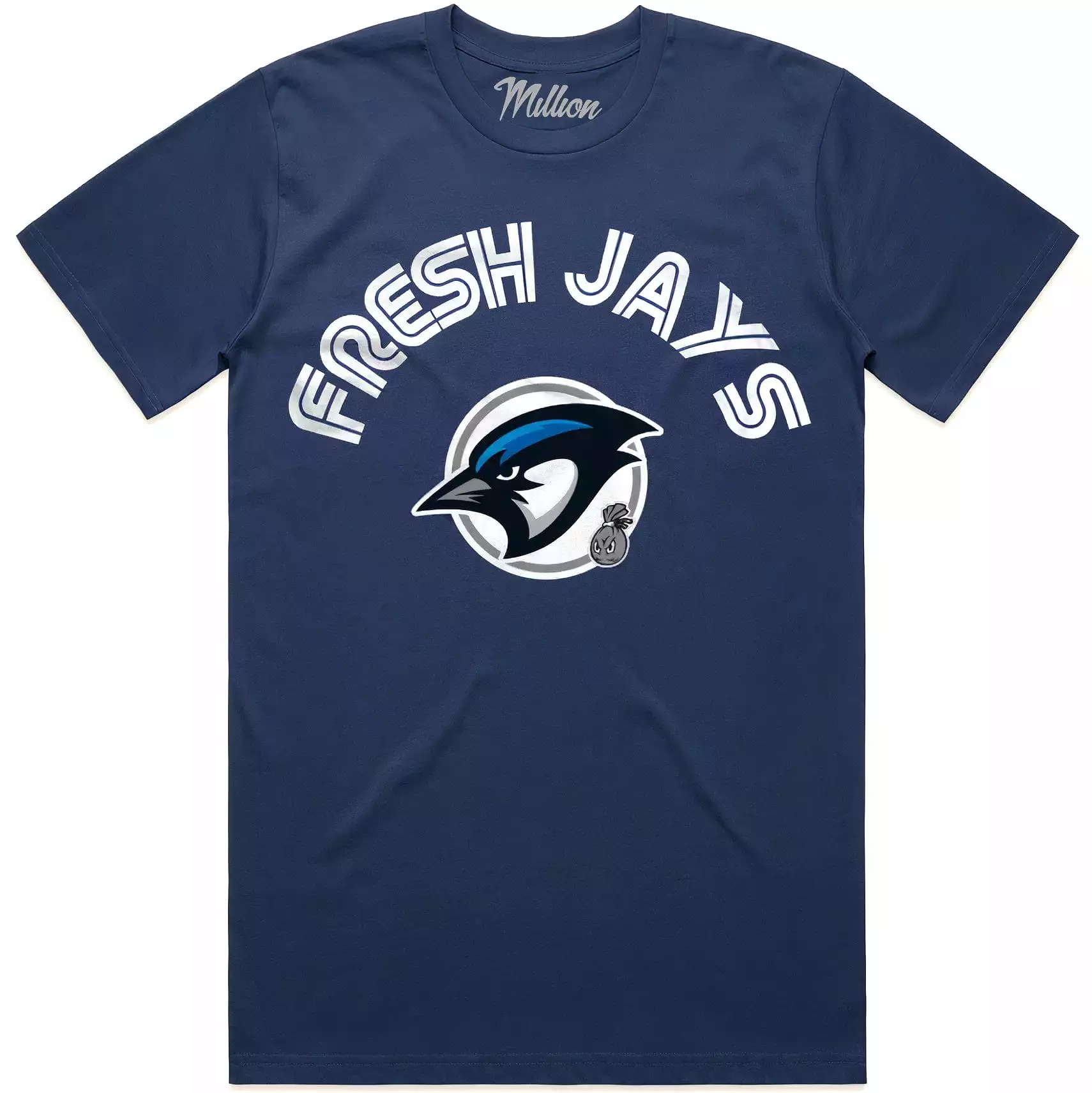 FRESH JAYS : Navy Blue Sneaker Tees Shirt