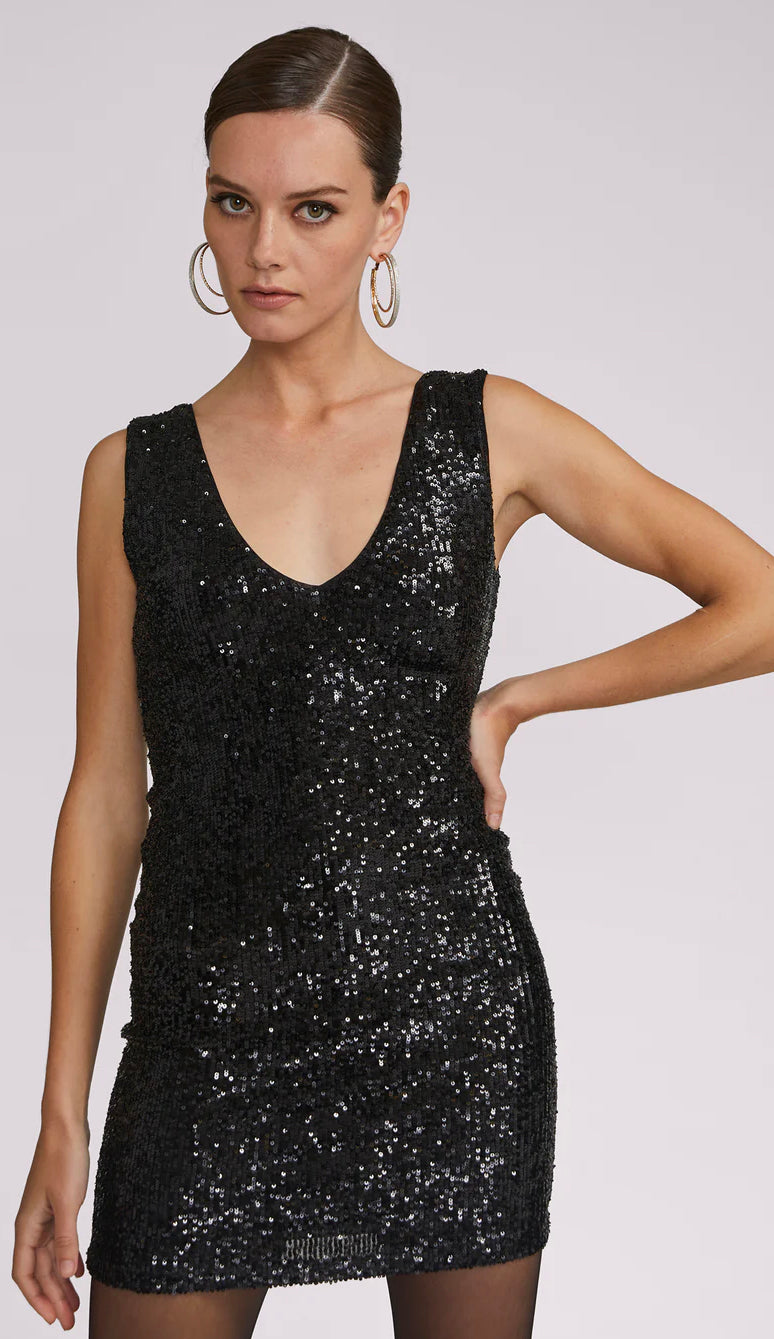 Generation Love - Diane Sequin Dress - Black