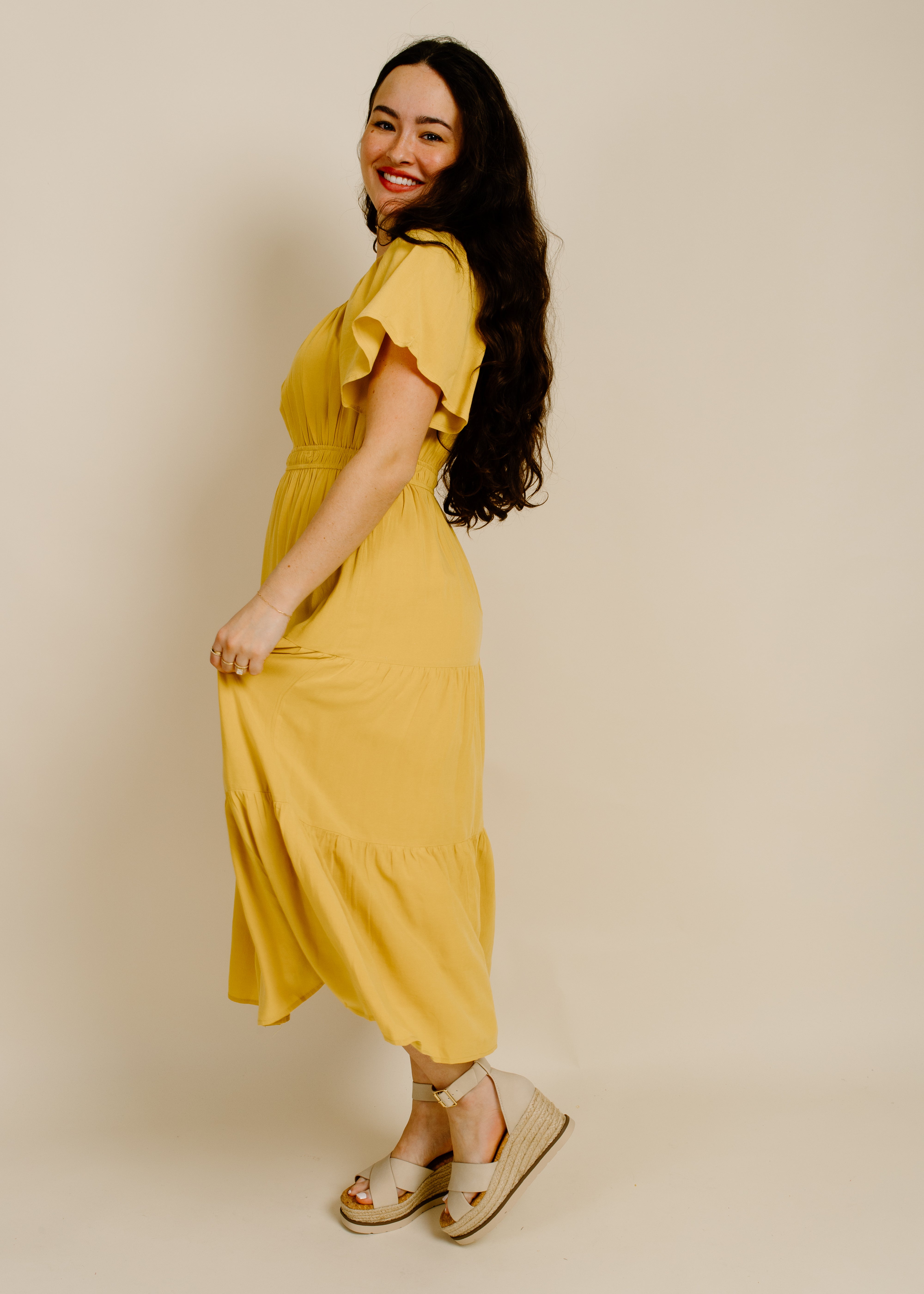 Golden Hour Midi Dress