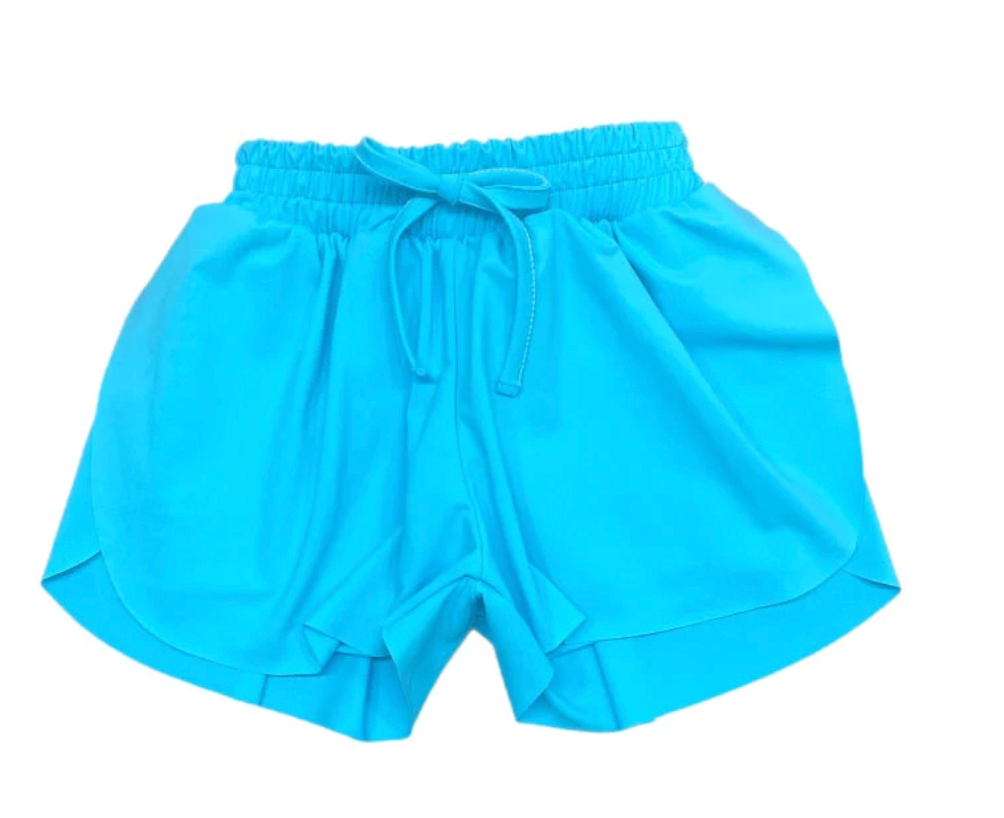 James & Lottie - Bright Blue Butterfly Shorts