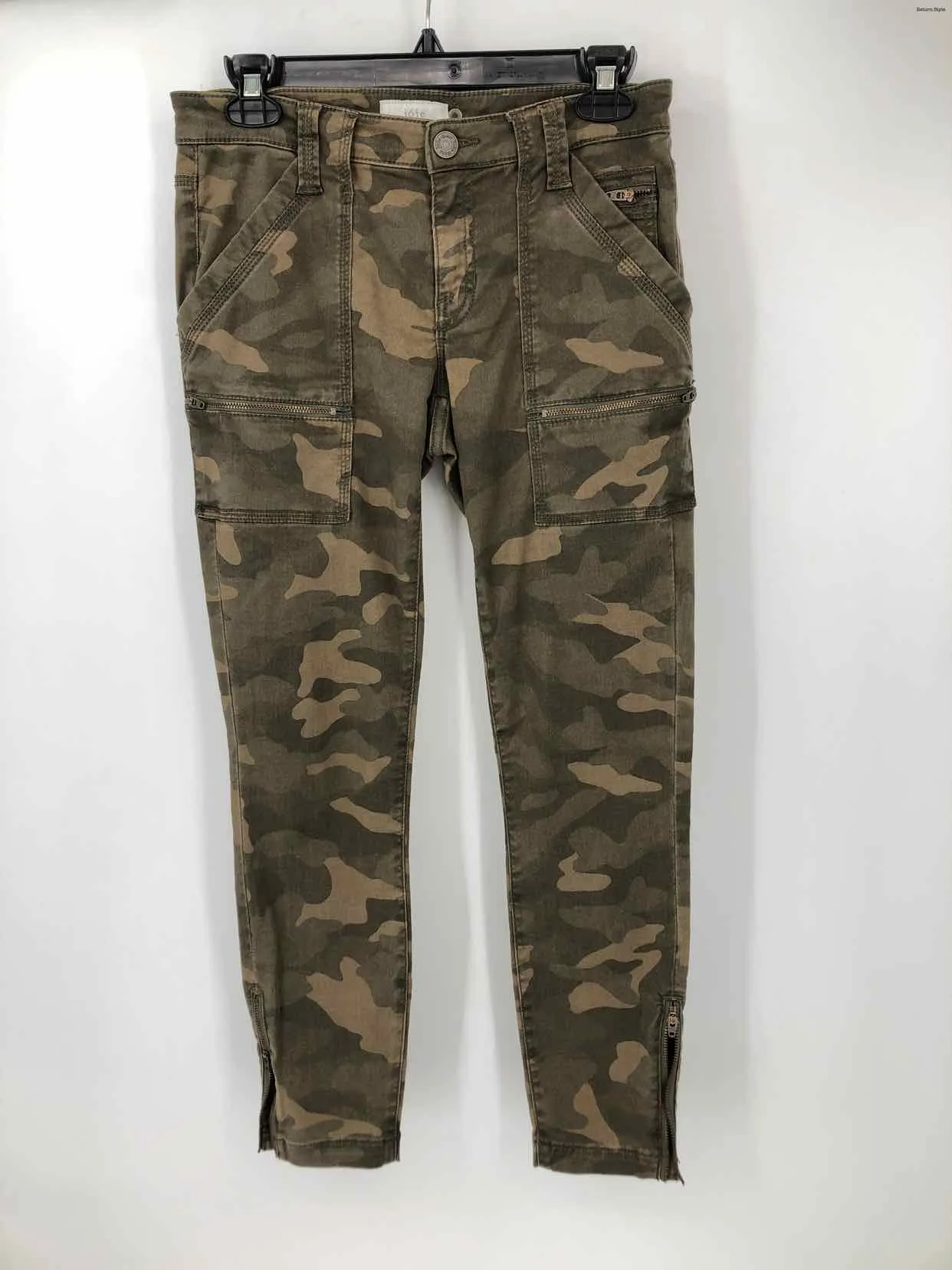 JOIE Olive Camouflage Skinny Size 27 (S) Pants