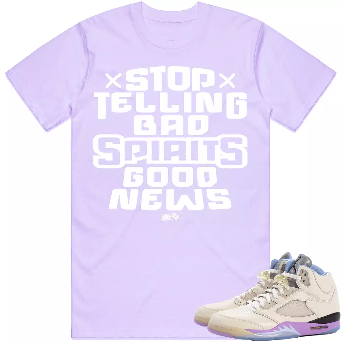 Jordan Retro 5 DJ Khaled Sail Violet 5s : Sneaker Shirt to Match - SPIRITS