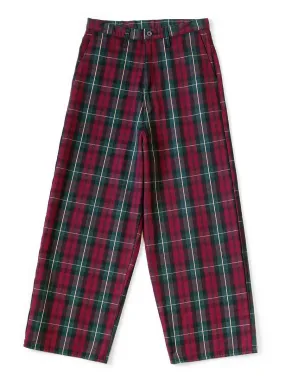 Kapital 11oz Tartan Check Port Buggy Pants