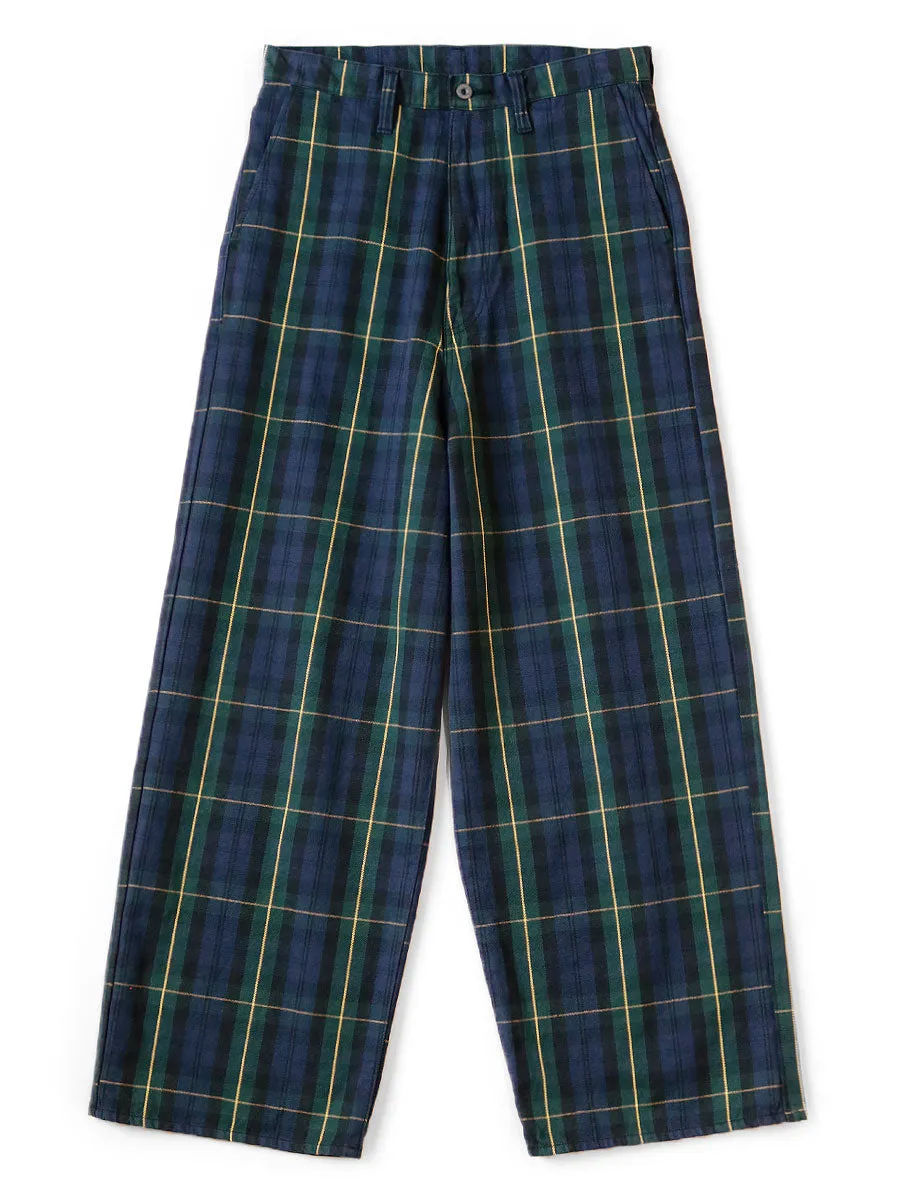 Kapital 11oz Tartan Check Port Buggy Pants