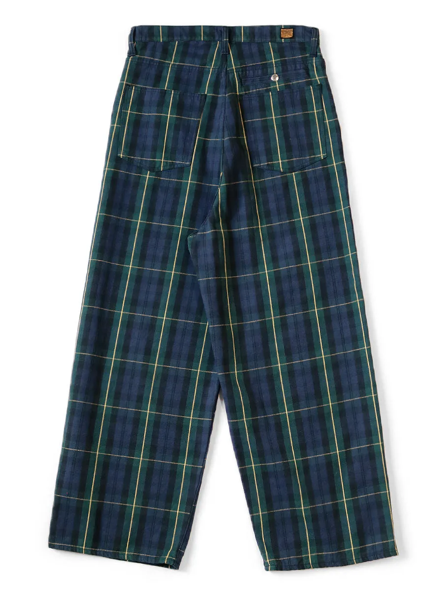 Kapital 11oz Tartan Check Port Buggy Pants