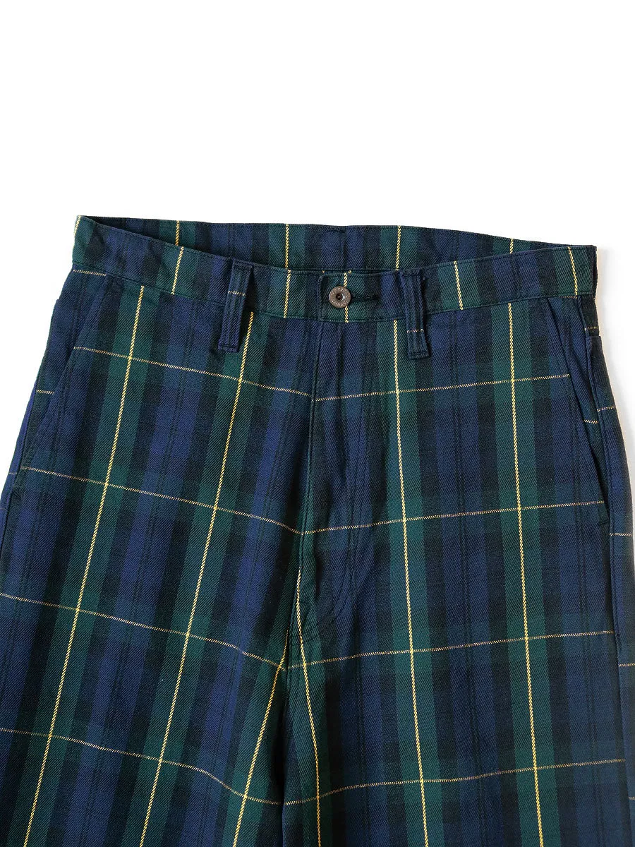 Kapital 11oz Tartan Check Port Buggy Pants