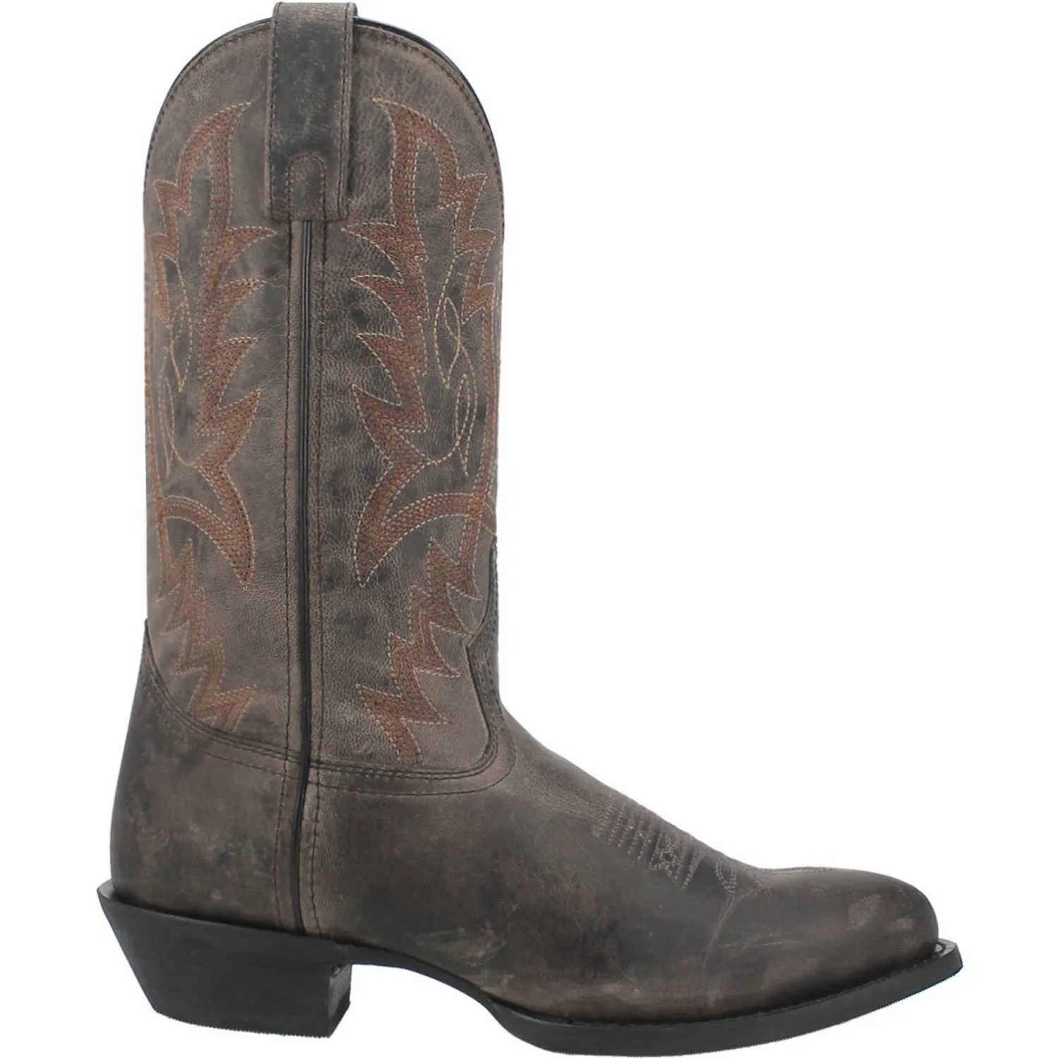 Laredo Mens Weller Grey Leather Western Work Boots