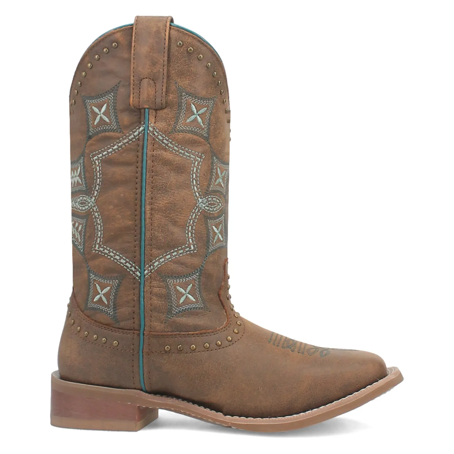 Laredo Womens Addie Tan Leather Cowboy Boots