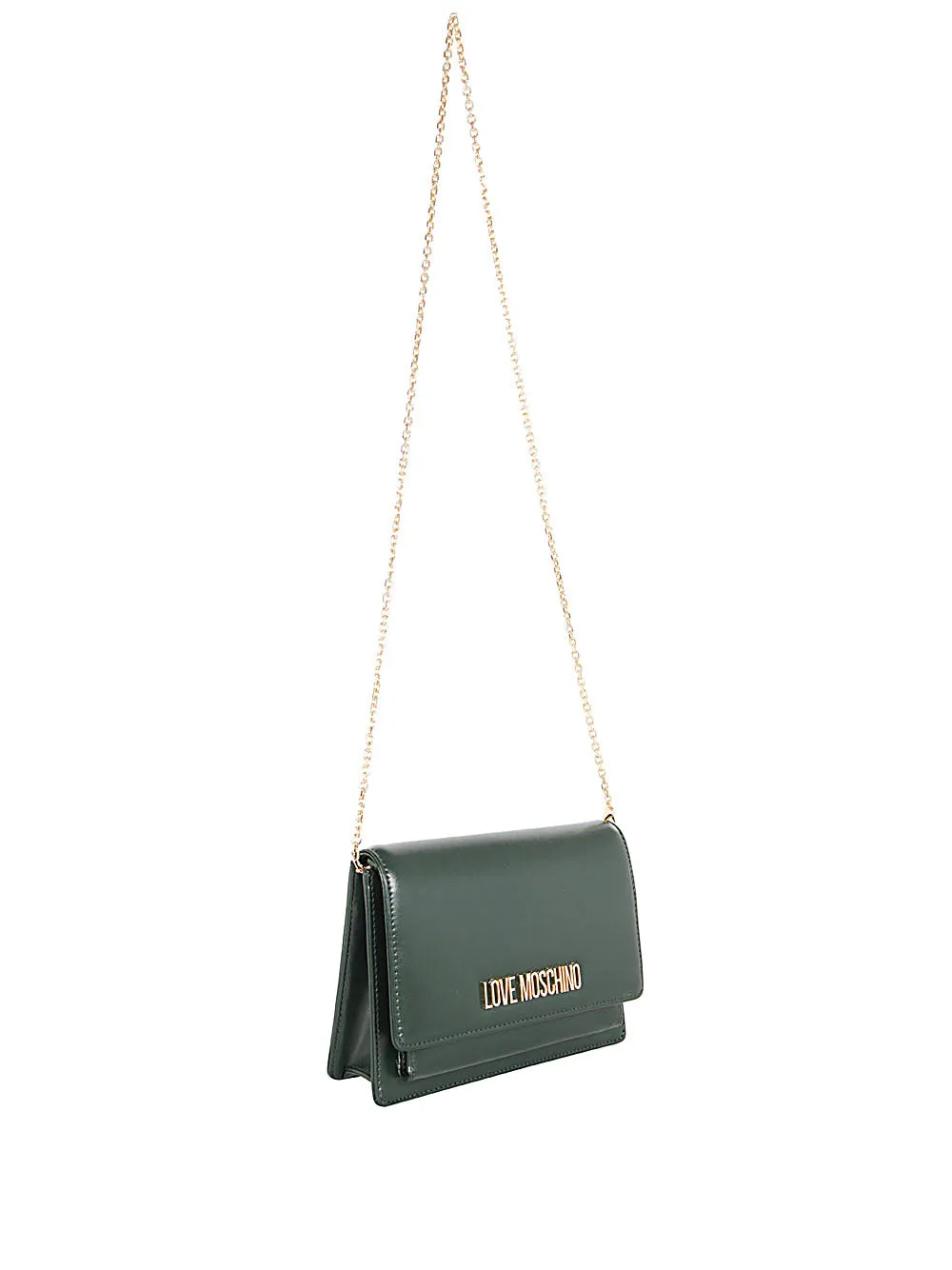 Love Moschino Logo Plaque Crossbody Bag