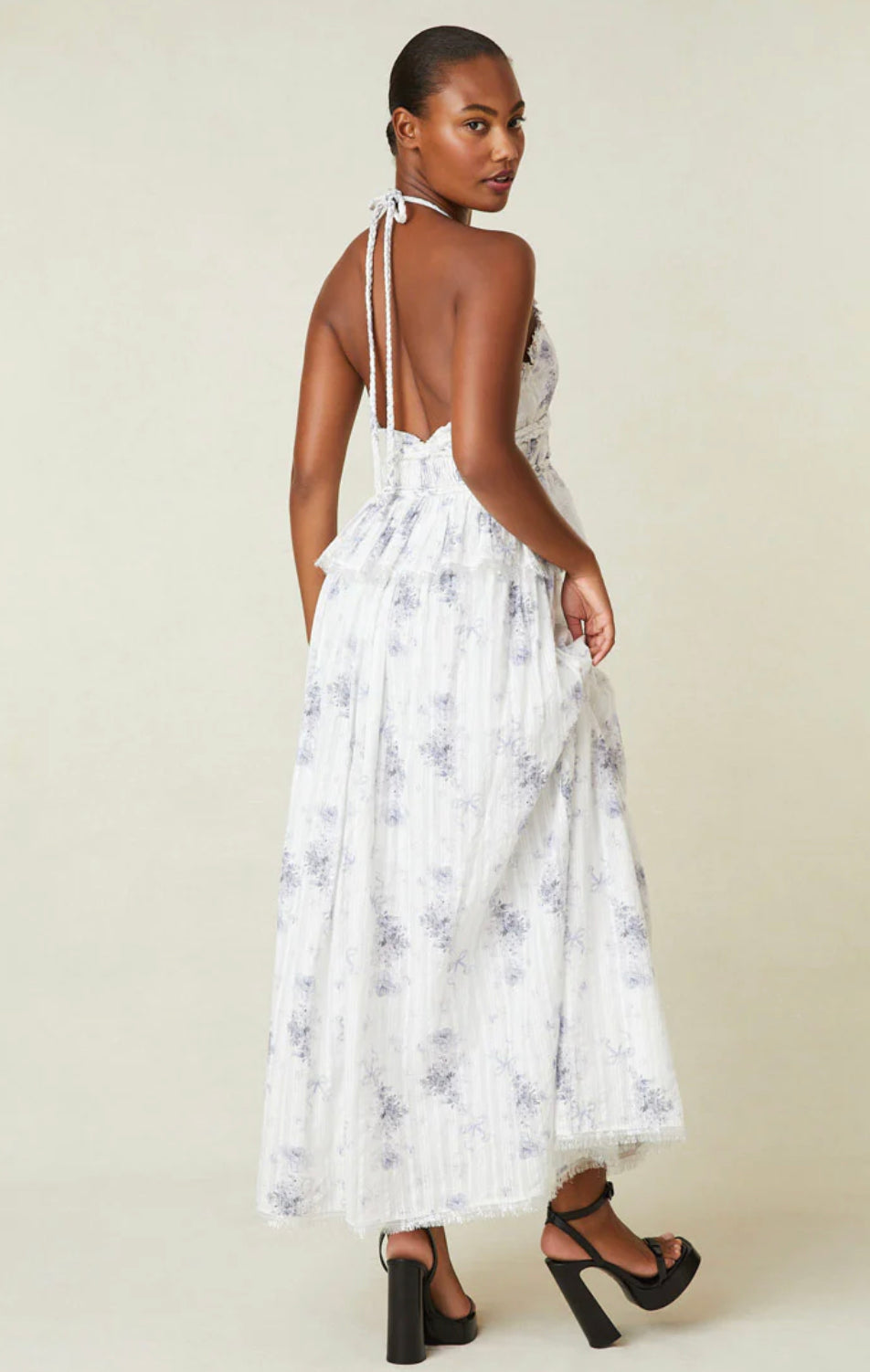 Loveshackfancy - Briar Maxi Dress - Misty Sea