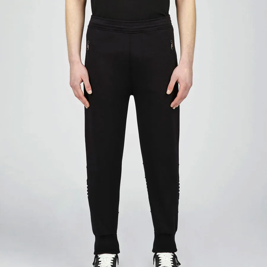 Neil Barrett - Striped Skinny Sweat Pants in Black