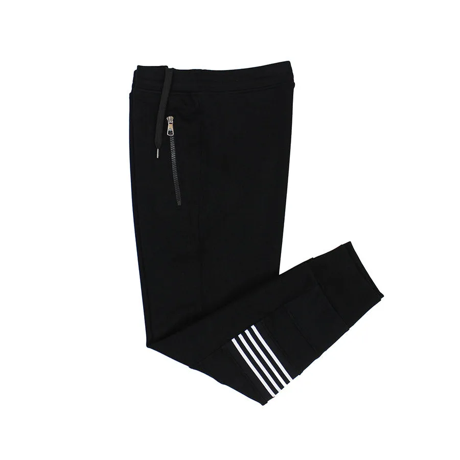 Neil Barrett - Striped Skinny Sweat Pants in Black