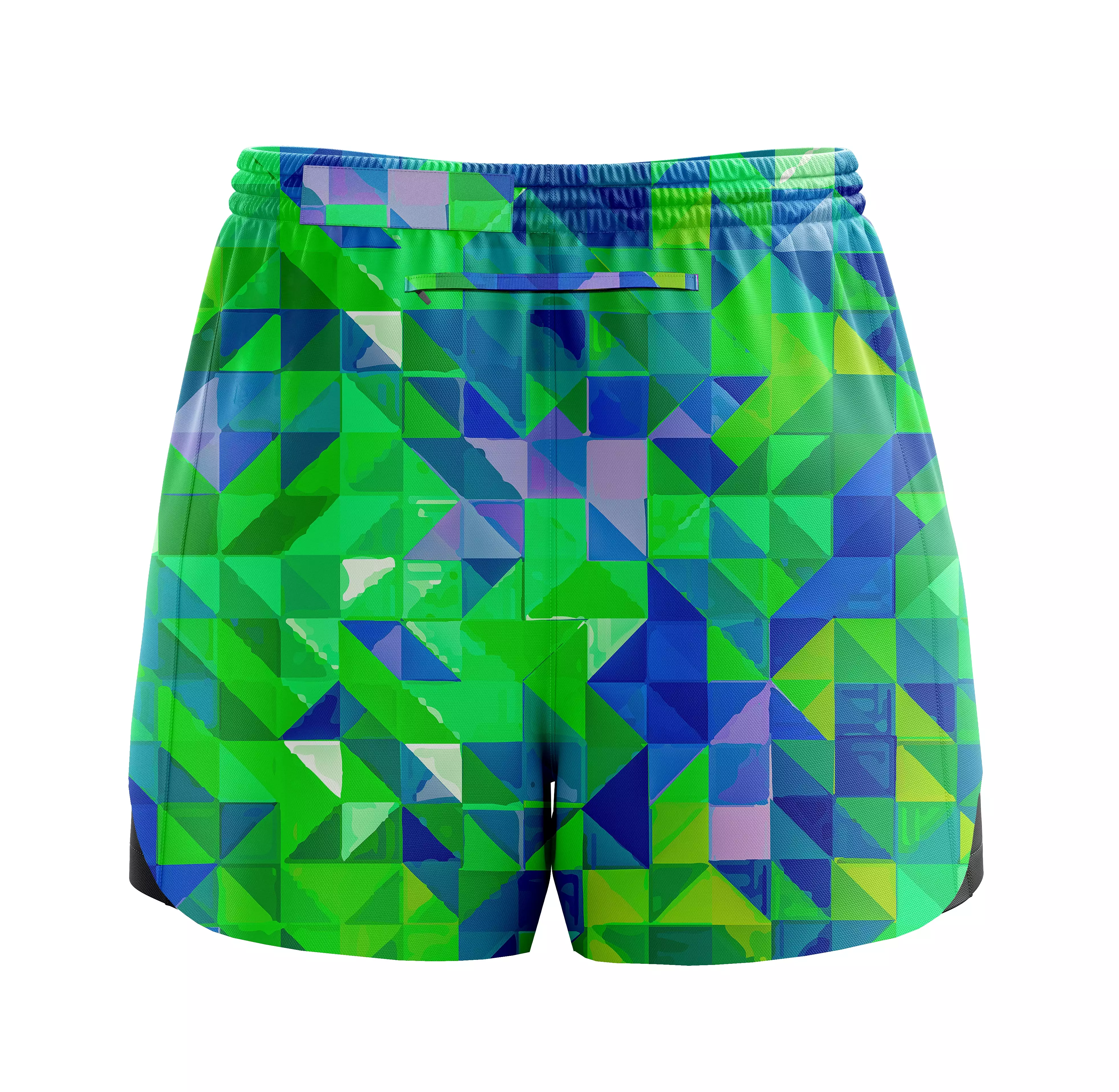 ''Neo geometric'' classic shorts