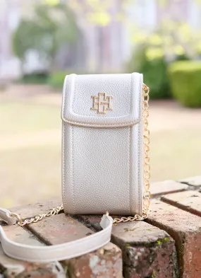 Paige Cell Phone Crossbody PEARL