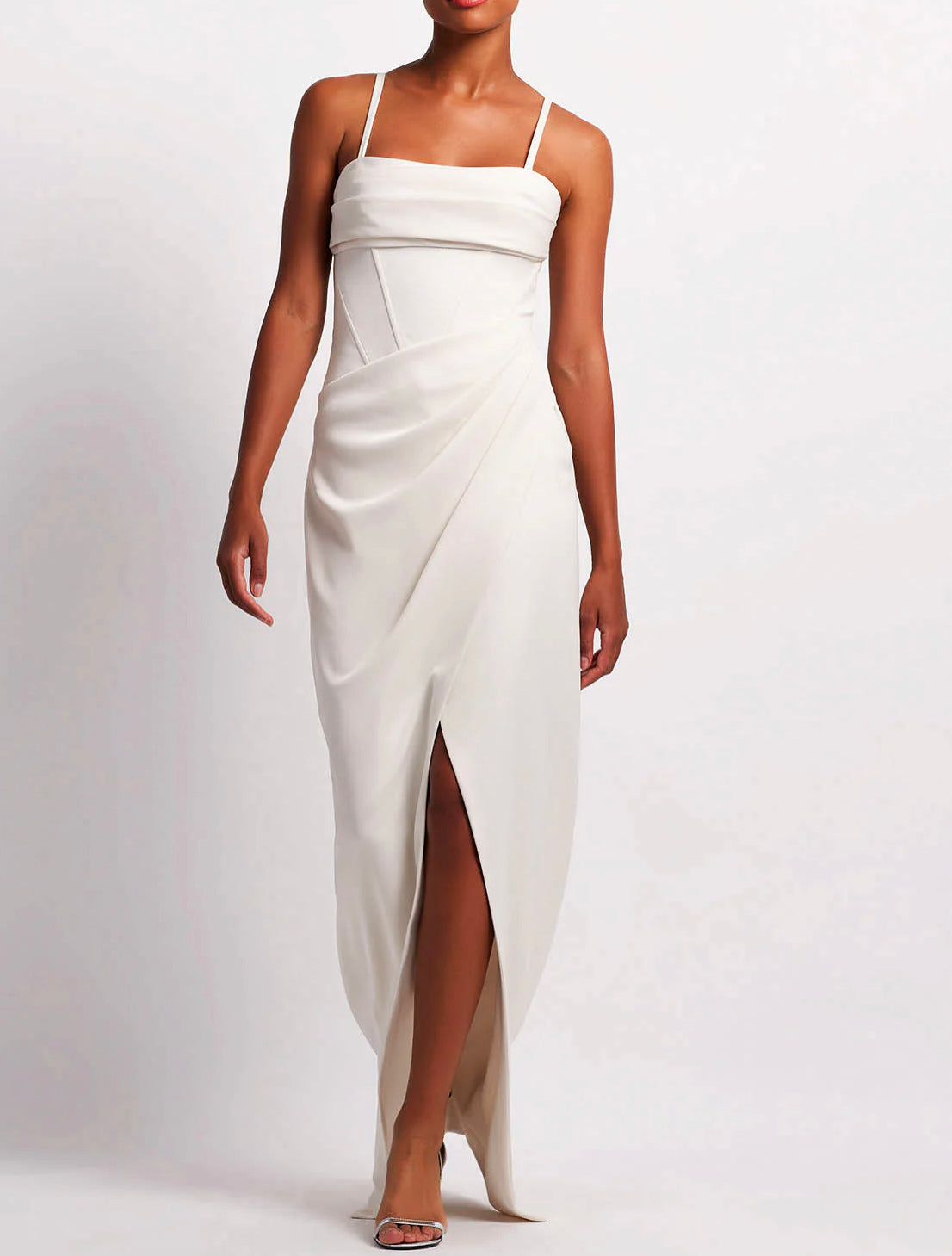 Patbo - Draped Maxi Dress - Ivory