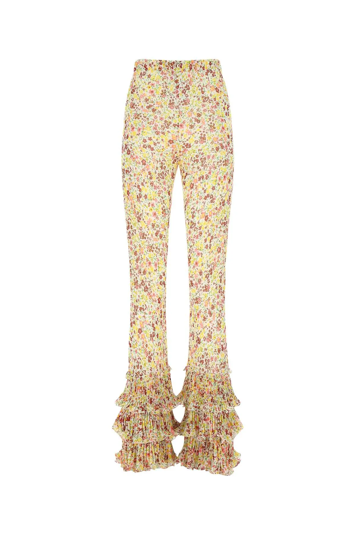 Philosophy Di Lorenzo Serafini Floral Printed Ruffled Pants