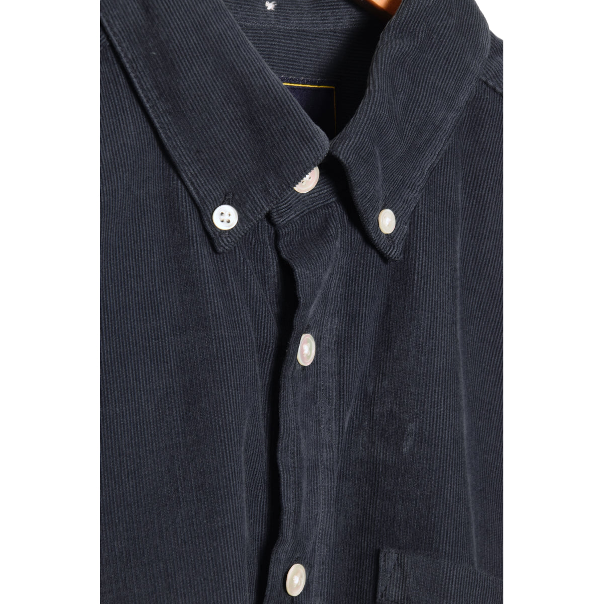 Portuguese Flannel Cord Button Down navy