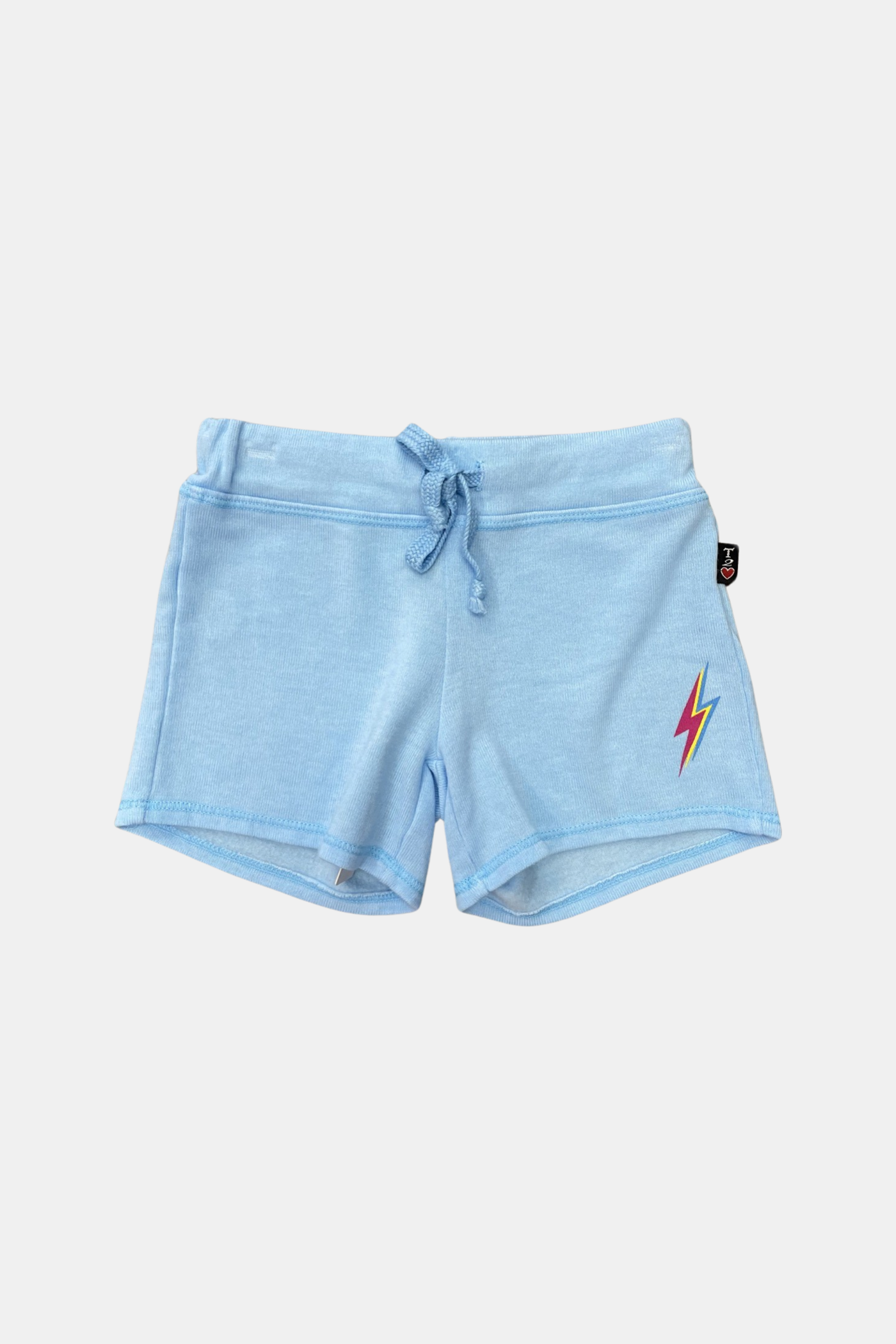 Powder Blue Bolt Shorts