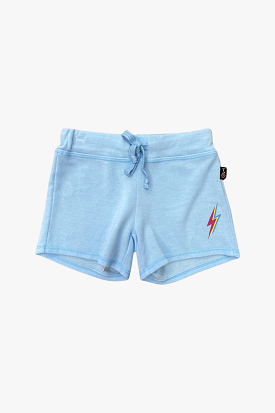 Powder Blue Bolt Shorts