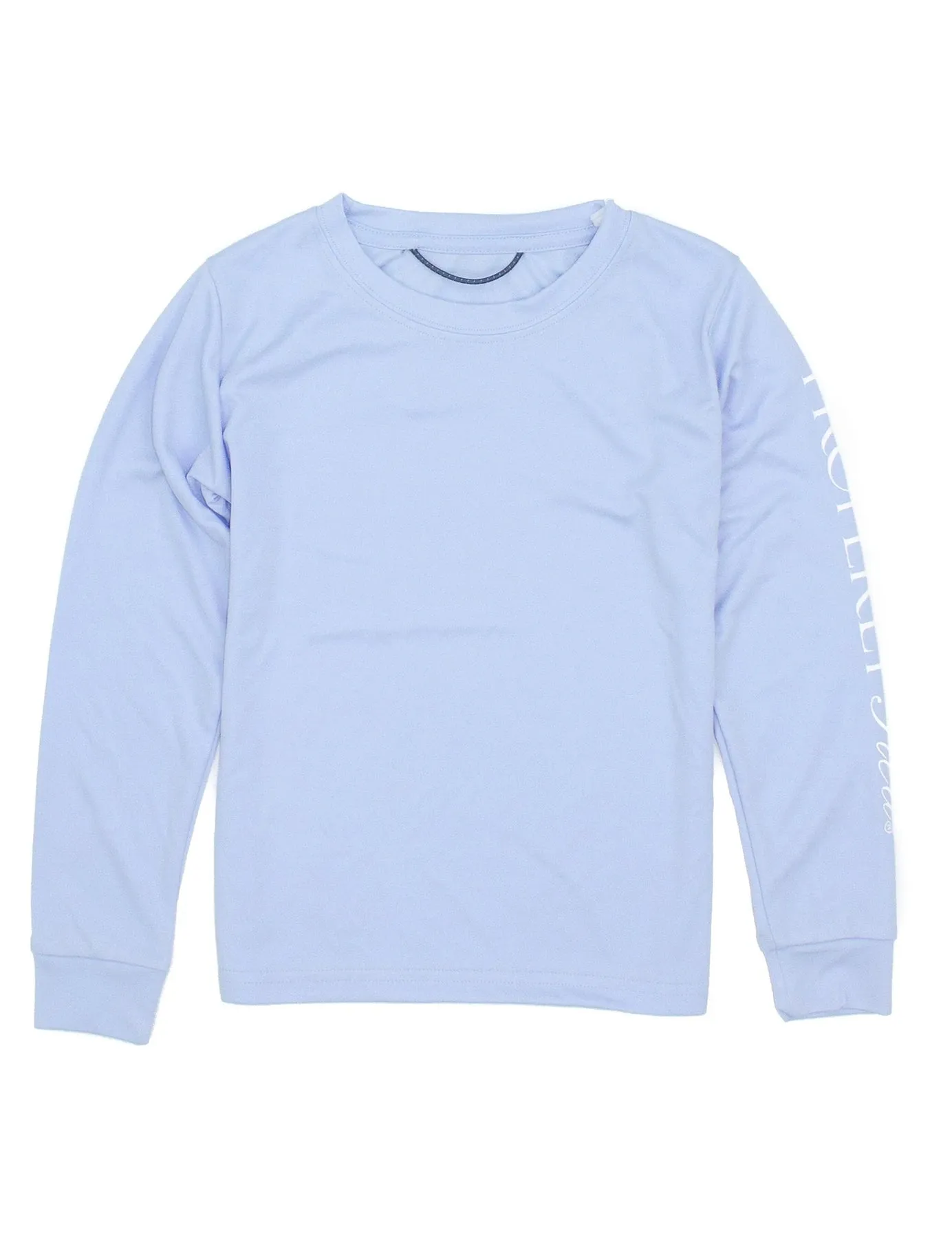 Properly Tied Youth LD Tidal Rashguard- Light Blue