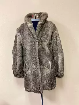 Rabbit Fur Jacket  Ladies Medium - Preowned