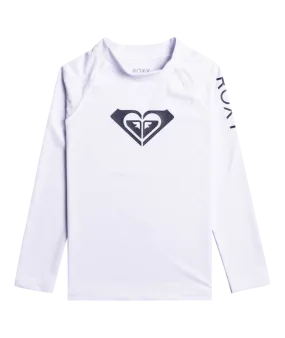 Roxy Whole Hearted L/S Rashguard-Bright White