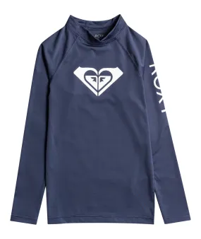 Roxy Whole Hearted L/S Rashguard-Mood Indigo