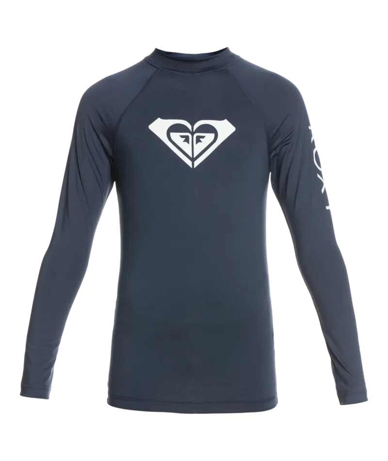 Roxy Whole Hearted L/S Rashguard-Mood Indigo