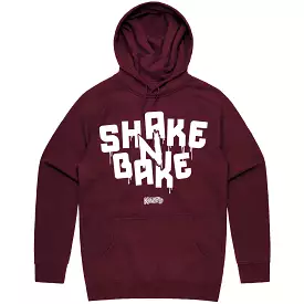 SHAKE N BAKE - Maroon Sneaker Hoodie