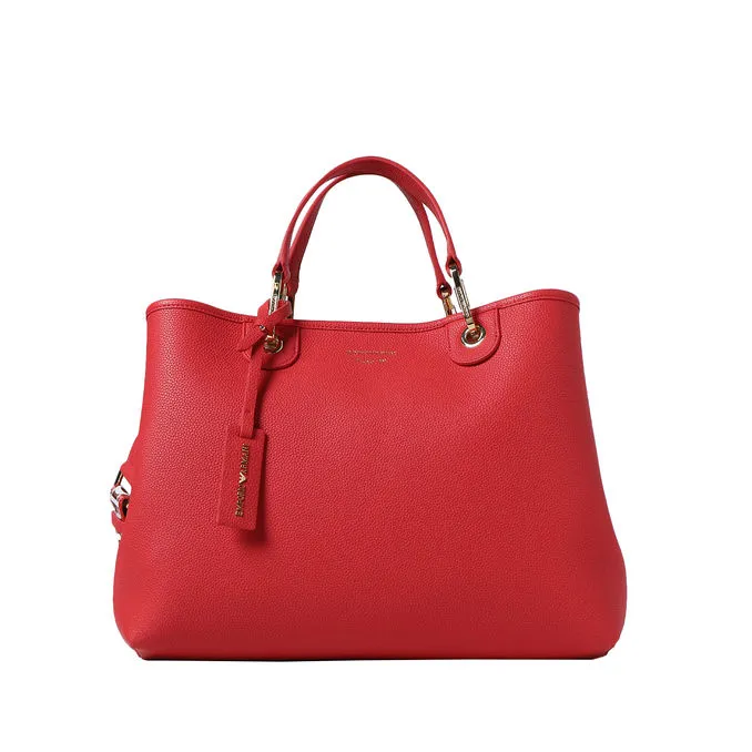 SHOPPING MEDIUM BAG MYEA Woman Strawberry Leather 