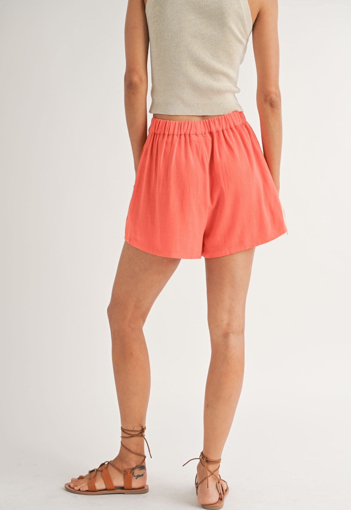 Shoreline Back Elastic Shorts