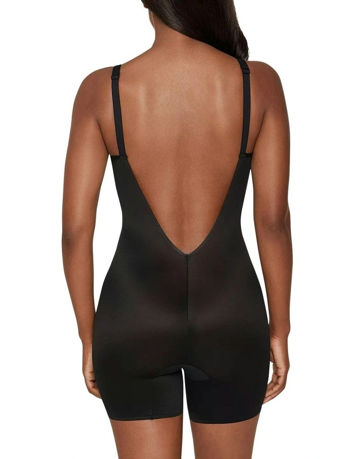 Show Stopper Backless Shapewear Full Body Romper in Black